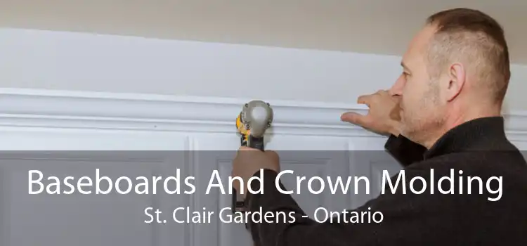 Baseboards And Crown Molding St. Clair Gardens - Ontario