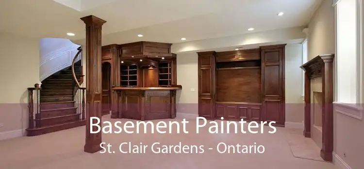 Basement Painters St. Clair Gardens - Ontario