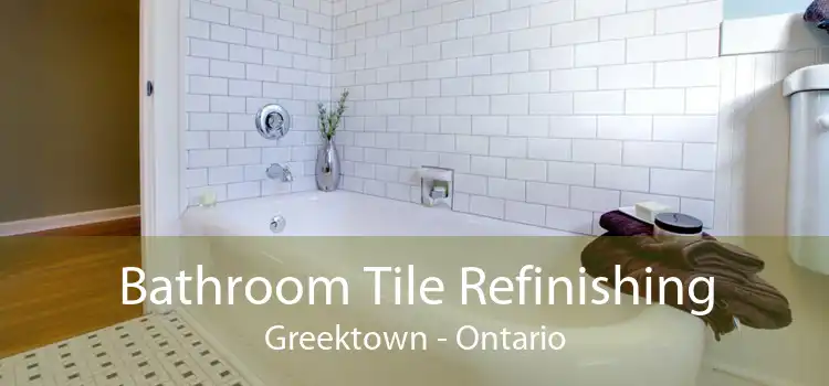 Bathroom Tile Refinishing Greektown - Ontario