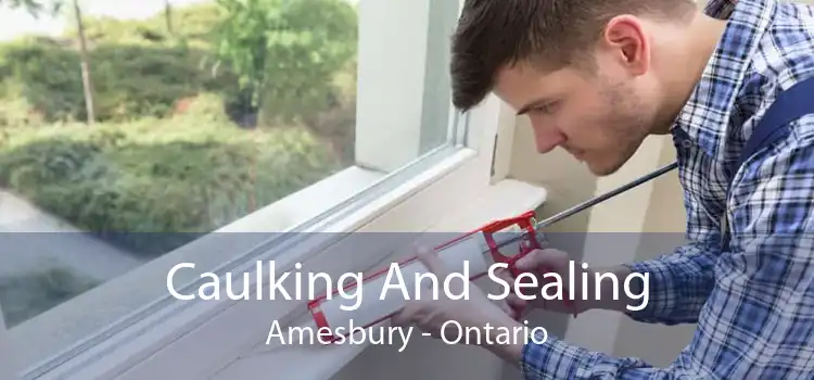 Caulking And Sealing Amesbury - Ontario