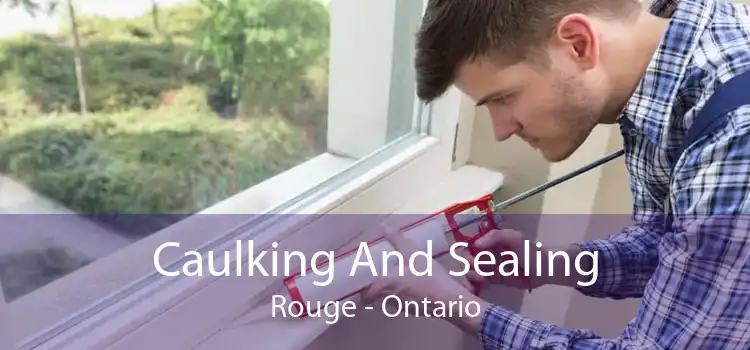 Caulking And Sealing Rouge - Ontario