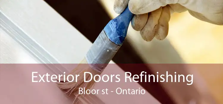 Exterior Doors Refinishing Bloor st - Ontario