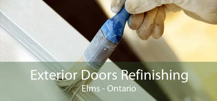 Exterior Doors Refinishing Elms - Ontario