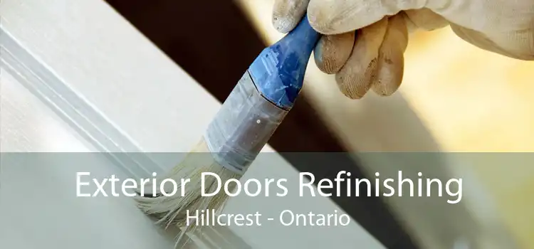 Exterior Doors Refinishing Hillcrest - Ontario