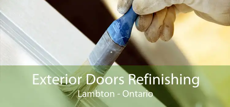 Exterior Doors Refinishing Lambton - Ontario