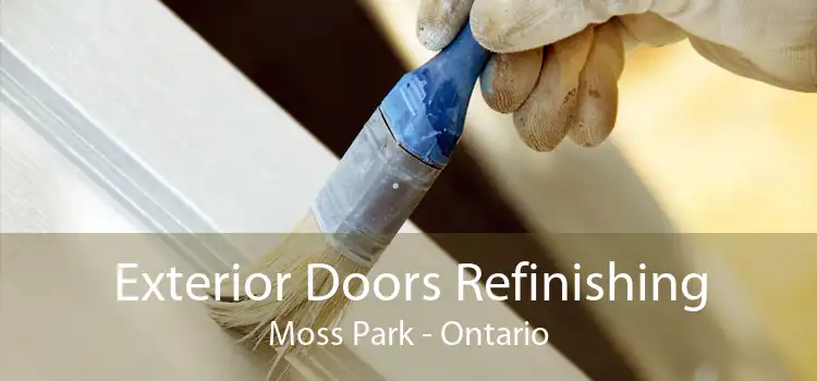 Exterior Doors Refinishing Moss Park - Ontario
