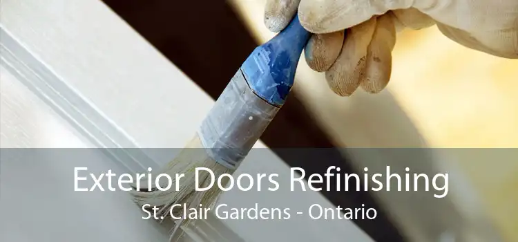 Exterior Doors Refinishing St. Clair Gardens - Ontario