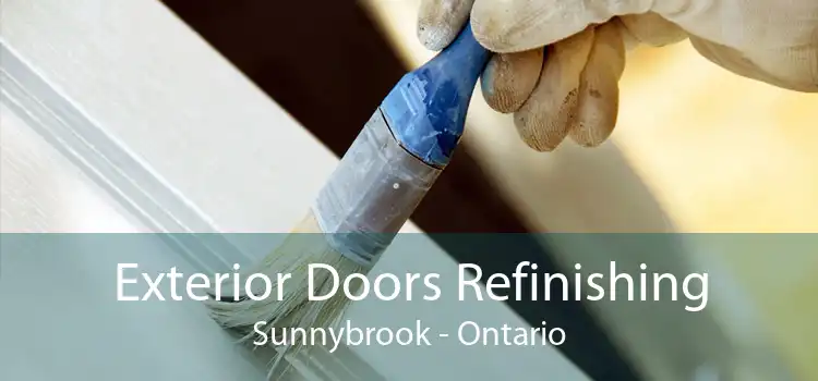 Exterior Doors Refinishing Sunnybrook - Ontario
