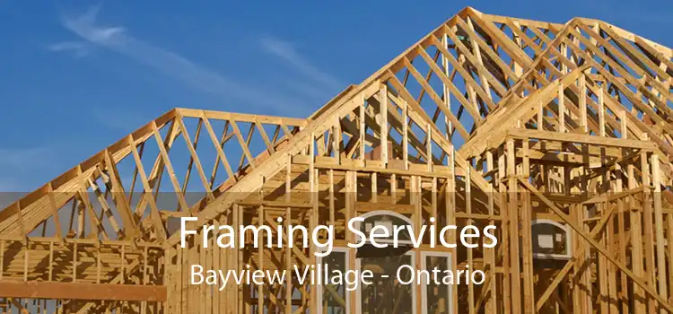 Framing Services Bayview Village - Ontario