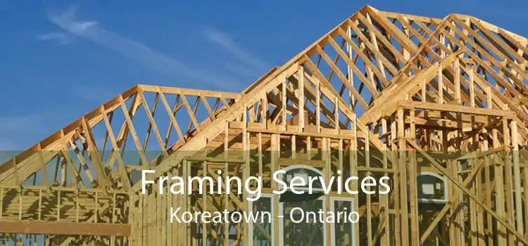 Framing Services Koreatown - Ontario