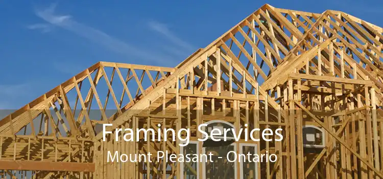 Framing Services Mount Pleasant - Ontario