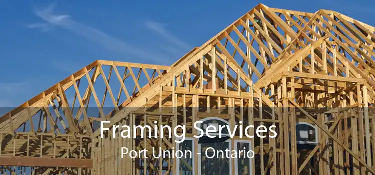 Framing Services Port Union - Ontario