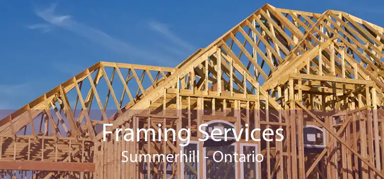 Framing Services Summerhill - Ontario