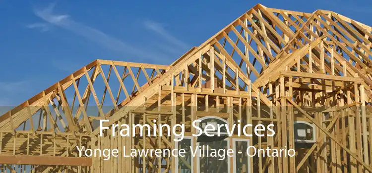 Framing Services Yonge Lawrence Village - Ontario