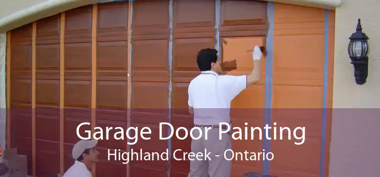Garage Door Painting Highland Creek - Ontario