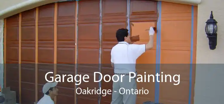 Garage Door Painting Oakridge - Ontario