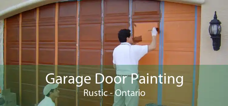 Garage Door Painting Rustic - Ontario