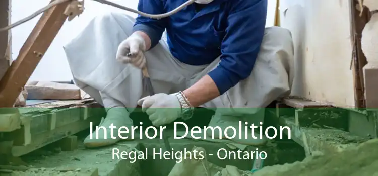 Interior Demolition Regal Heights - Ontario