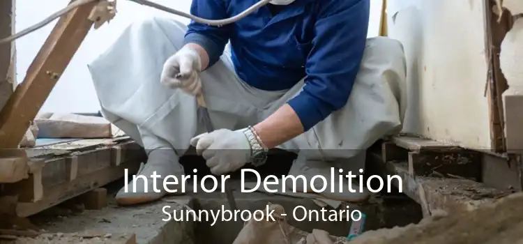 Interior Demolition Sunnybrook - Ontario