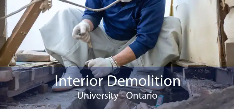 Interior Demolition University - Ontario