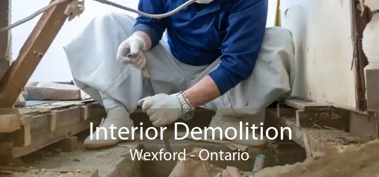 Interior Demolition Wexford - Ontario