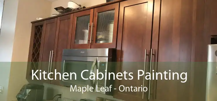 Kitchen Cabinets Painting Maple Leaf - Ontario