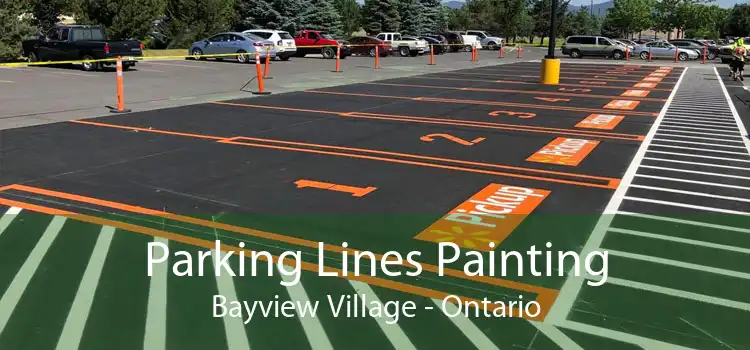 Parking Lines Painting Bayview Village - Ontario