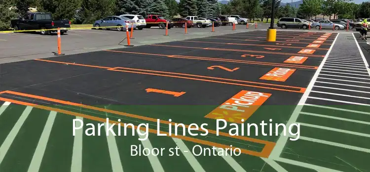 Parking Lines Painting Bloor st - Ontario