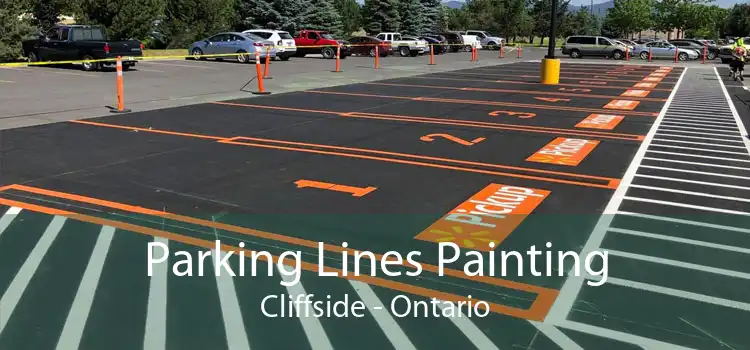 Parking Lines Painting Cliffside - Ontario