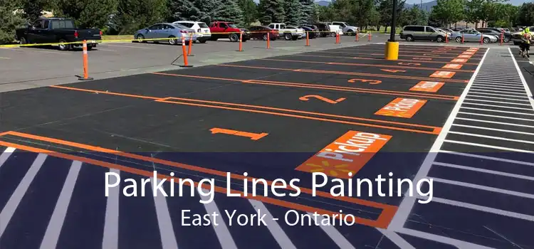 Parking Lines Painting East York - Ontario