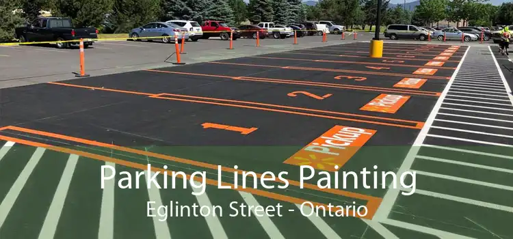 Parking Lines Painting Eglinton Street - Ontario