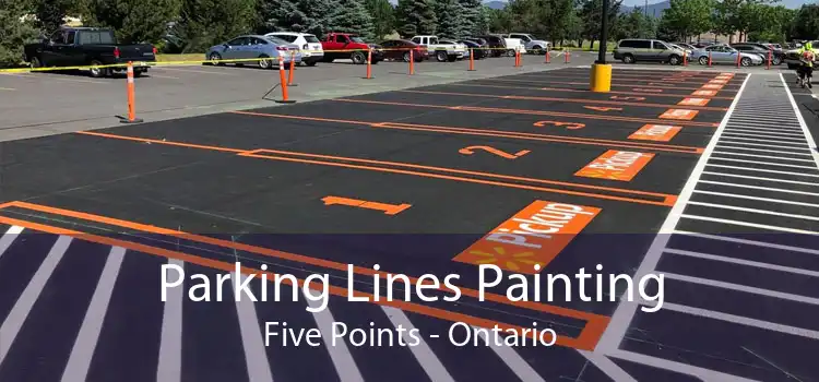 Parking Lines Painting Five Points - Ontario