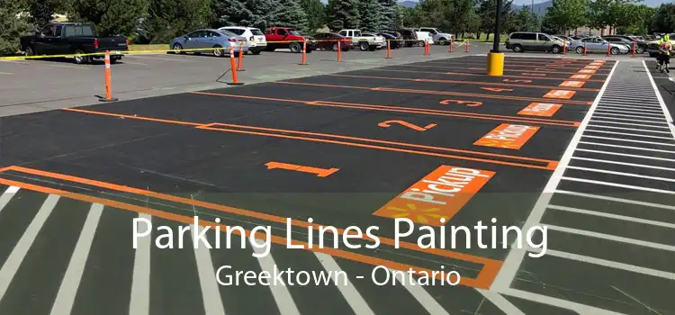 Parking Lines Painting Greektown - Ontario