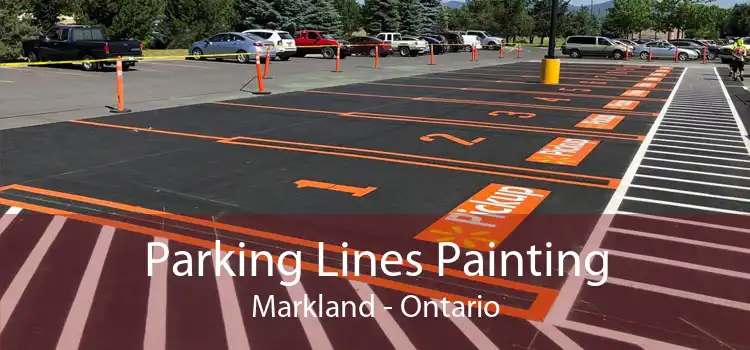 Parking Lines Painting Markland - Ontario