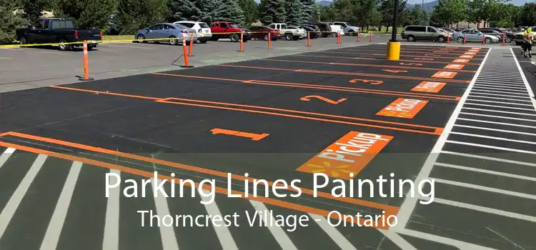 Parking Lines Painting Thorncrest Village - Ontario