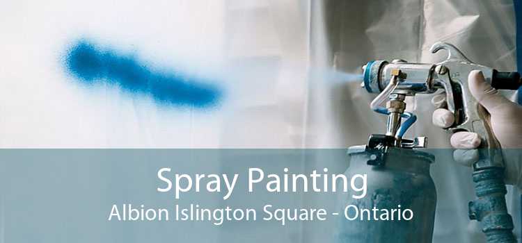 Spray Painting Albion Islington Square - Ontario