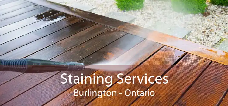 Staining Services Burlington - Ontario