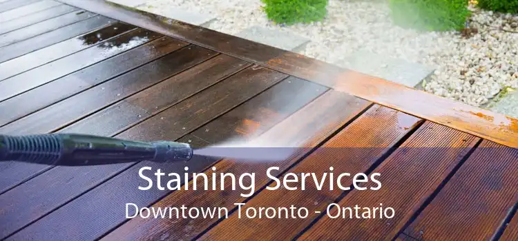 Staining Services Downtown Toronto - Ontario
