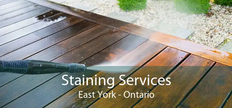Staining Services East York - Ontario