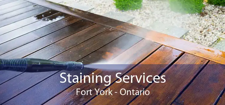 Staining Services Fort York - Ontario