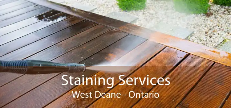 Staining Services West Deane - Ontario
